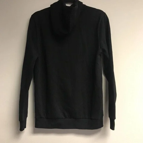 PUMA Men's SMALL Split Logo Hoodie Puma Black/High-Risk Red - Picture 3 of 5